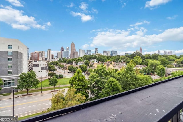 390 17th St NW Unit 6055, Atlanta, GA 30363 - balcony featuring a view of skyline