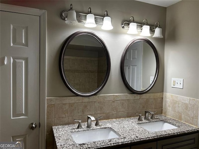 2436 Glenrock Dr, Decatur, GA 30032 - bathroom with double vanity