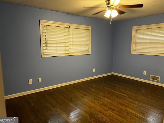 2436 Glenrock Dr, Decatur, GA 30032 - unfurnished room with a ceiling fan and wood finished floors