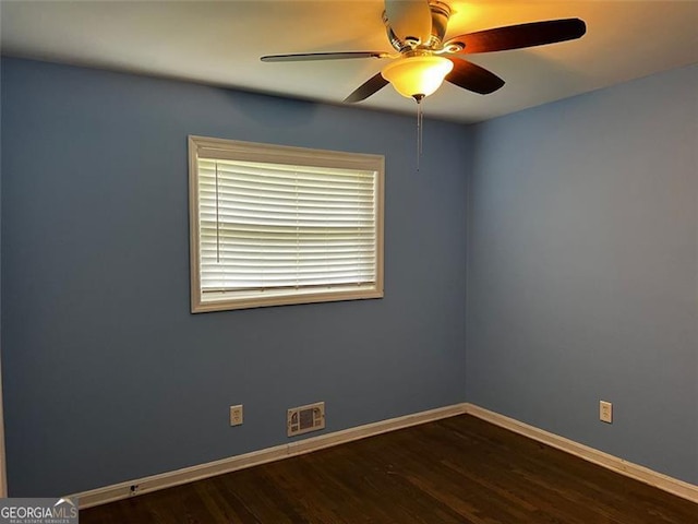2436 Glenrock Dr, Decatur, GA 30032 - empty room featuring ceiling fan and wood finished floors