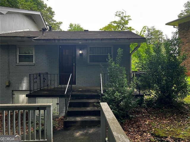 2436 Glenrock Dr, Decatur, GA 30032 - view of exterior entry featuring brick siding