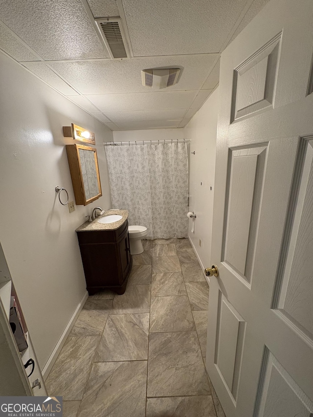 2119 Amherst Trl SE, Conyers, GA 30094 - full bathroom with vanity and a shower with shower curtain