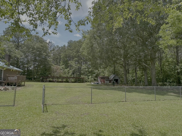 260 Willis Rd, Sharpsburg, GA 30277 - view of yard with a storage unit