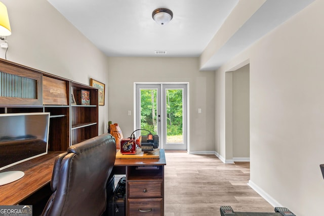 481 Hunter Welch Pkwy, Luthersville, GA 30251 - home office featuring light wood-style flooring and baseboards