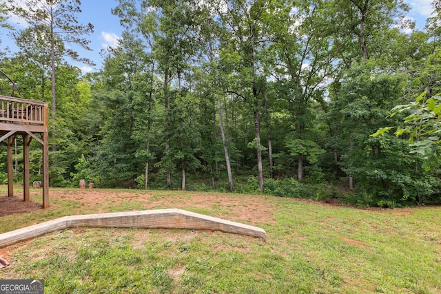 481 Hunter Welch Pkwy, Luthersville, GA 30251 - view of grassy yard with a view of trees
