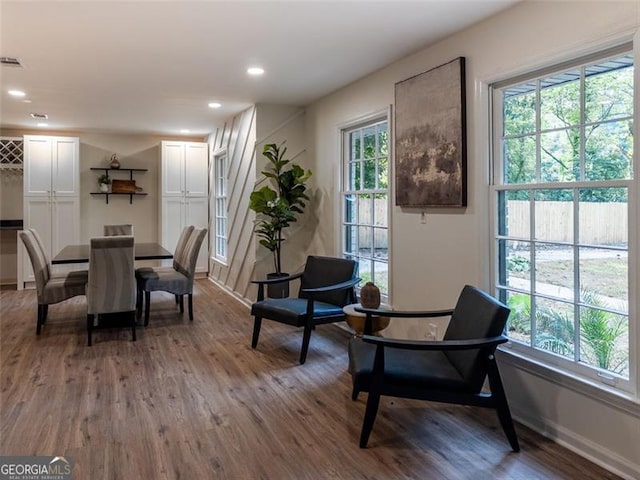 3790 Village, Atlanta, GA 30331 - dining area featuring wood finished floors and recessed lighting