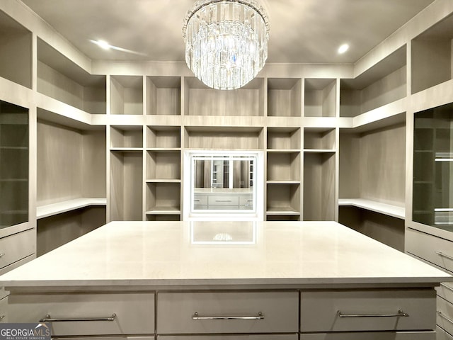 1005 Haddie Way, Alpharetta, GA 30004 - spacious closet with a chandelier