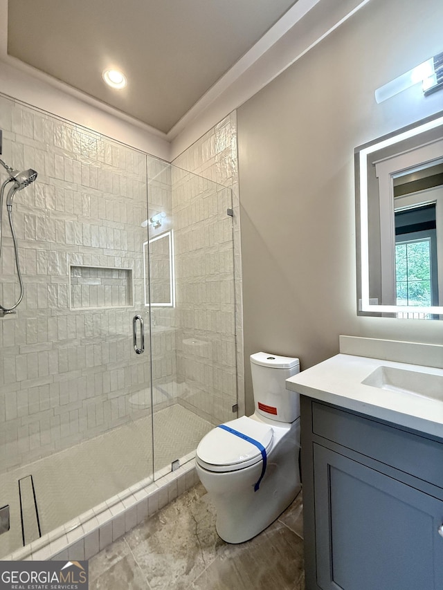 1005 Haddie Way, Alpharetta, GA 30004 - full bath featuring a shower stall and vanity