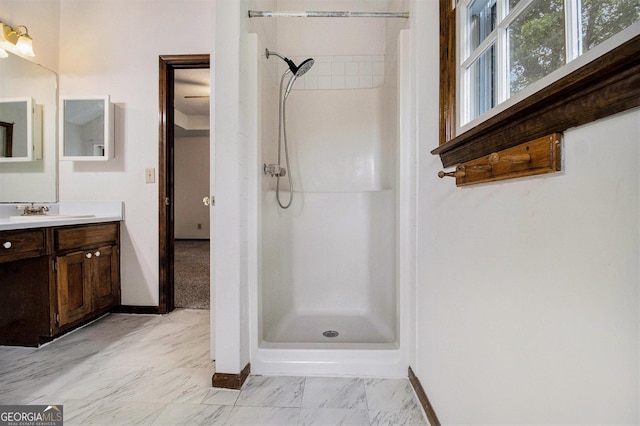 4214 Fiddlers Bnd, Loganville, GA 30052 - full bath featuring vanity and a shower