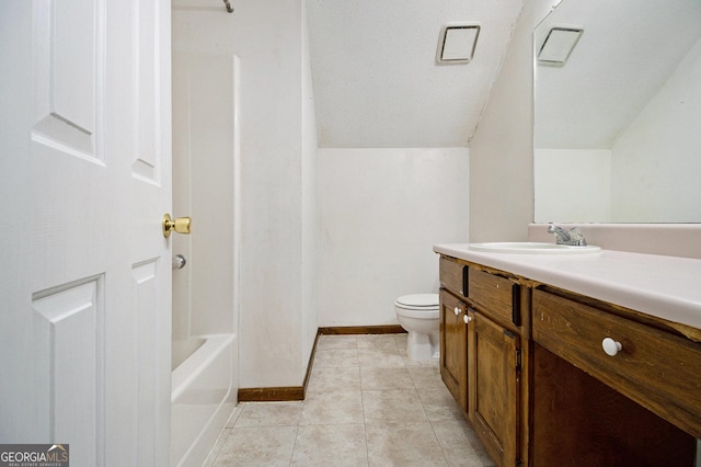 4214 Fiddlers Bnd, Loganville, GA 30052 - full bathroom featuring vanity, tile patterned floors, and shower / bathtub combination