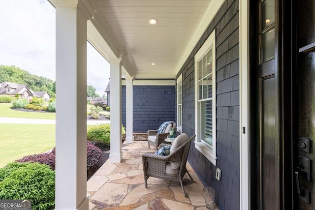 481 Meadow Lake Ter, Hoschton, GA 30548 - view of porch