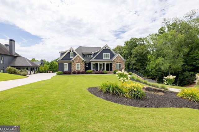 481 Meadow Lake Ter, Hoschton, GA 30548 - craftsman inspired home with a front lawn