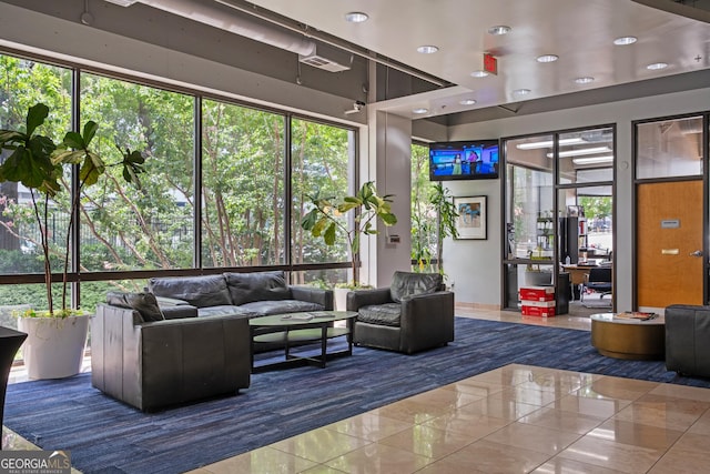120 Ralph Mcgill Blvd NE Apt 1409, Atlanta, GA 30308 - building lobby featuring recessed lighting