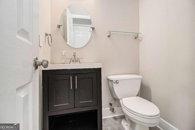 2275 Holly Run Dr, Jonesboro, GA 30236 - half bathroom with vanity and toilet