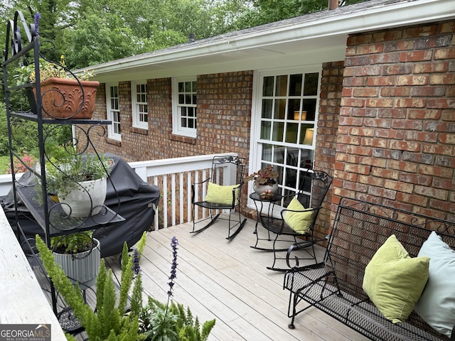 1055 E Hermitage Rd NE, Rome, GA 30161 - view of deck