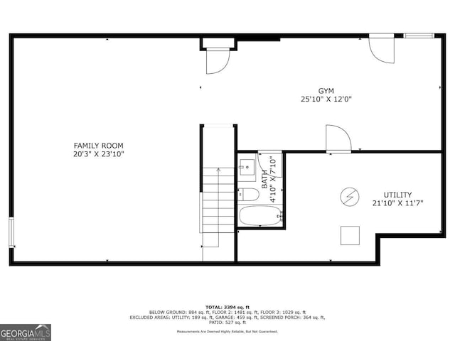 3912 Edenton Ct, Brookhaven, GA 30319 - view of property floor plan