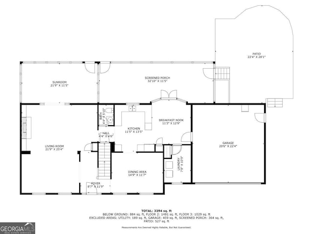 3912 Edenton Ct, Brookhaven, GA 30319 - view of floor plan / room layout