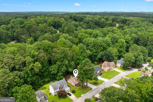 4818 Terrace Green Trce, Stone Mountain, GA 30088 - drone / aerial view of a heavily wooded area