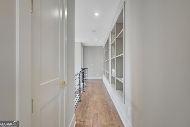 172 Forest Berry Ct Lot 100M2A, Newnan, GA 30265 - hall featuring light wood-type flooring and recessed lighting