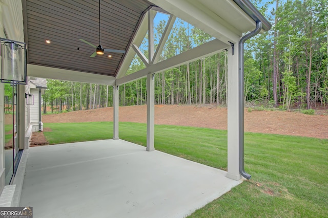 172 Forest Berry Ct Lot 100M2A, Newnan, GA 30265 - view of patio with ceiling fan