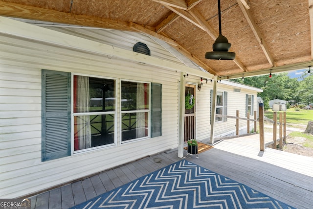 99 Conifer Dr, Guyton, GA 31312 - view of wooden deck