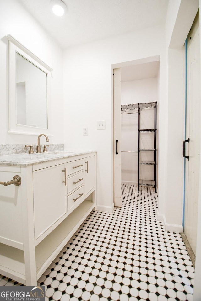 125 Point View Ct, Tyrone, GA 30290 - bathroom with vanity and baseboards
