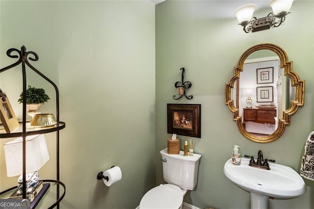 4401 Madison Woods Dr NW Unit 4401, Marietta, GA 30064 - bathroom with toilet and a sink