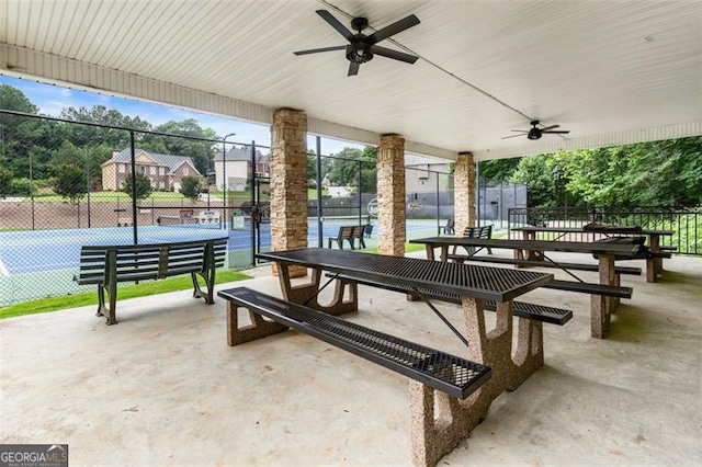 4401 Madison Woods Dr NW Unit 4401, Marietta, GA 30064 - surrounding community with a tennis court