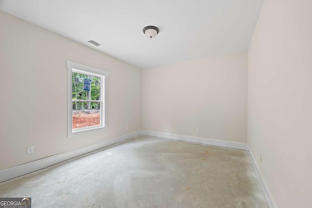 558 Holman Autry Rd, Danielsville, GA 30633 - unfurnished room featuring baseboards and unfinished concrete flooring