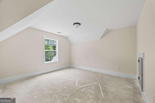558 Holman Autry Rd, Danielsville, GA 30633 - bonus room featuring baseboards and vaulted ceiling