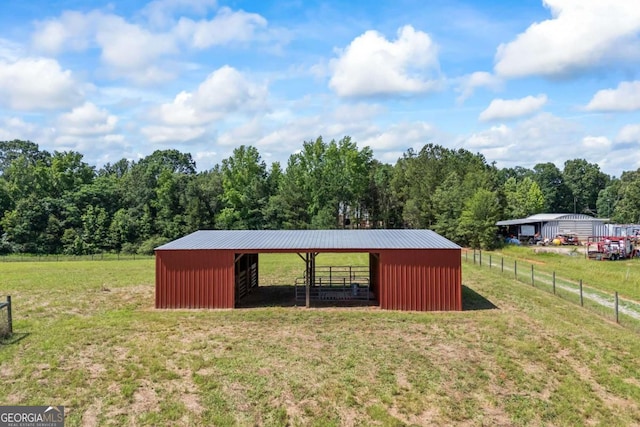558 Holman Autry Rd, Danielsville, GA 30633 - view of pole building featuring a view of trees