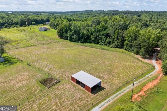 558 Holman Autry Rd, Danielsville, GA 30633 - view of rural area featuring a forest