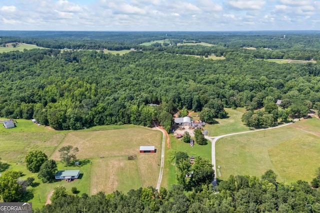 558 Holman Autry Rd, Danielsville, GA 30633 - view of property location featuring a forest and rural landscape