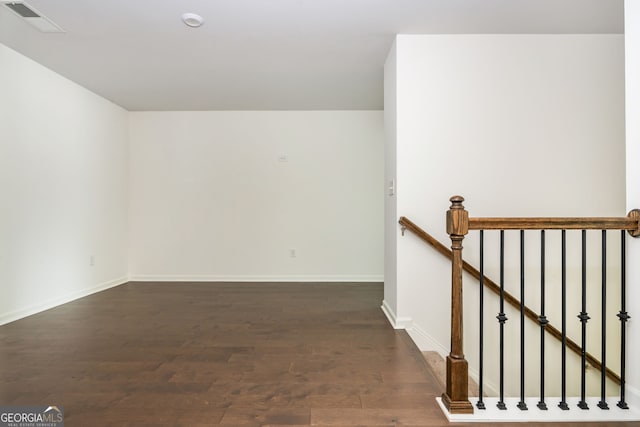 4583 Grenadine Cir, Acworth, GA 30101 - additional living space with dark wood-type flooring and baseboards