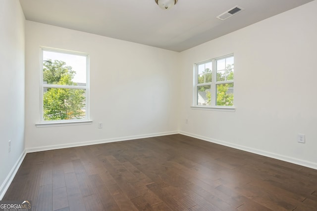 4583 Grenadine Cir, Acworth, GA 30101 - spare room featuring dark wood-style flooring