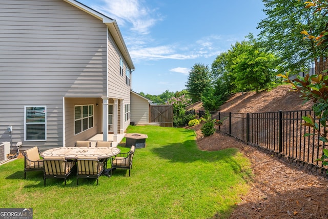 4583 Grenadine Cir, Acworth, GA 30101 - view of fenced backyard