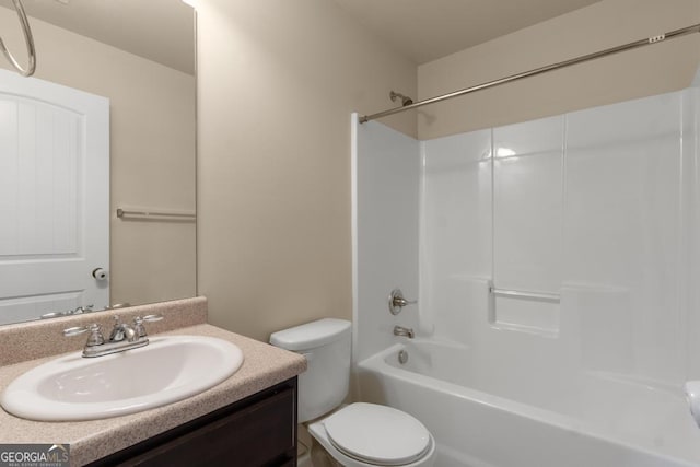 127 Kennedy Blvd, Jackson, GA 30233 - full bathroom with vanity and shower / tub combination