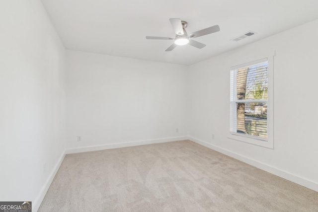 4179 Hanes Dr, Decatur, GA 30035 - carpeted spare room featuring baseboards and ceiling fan