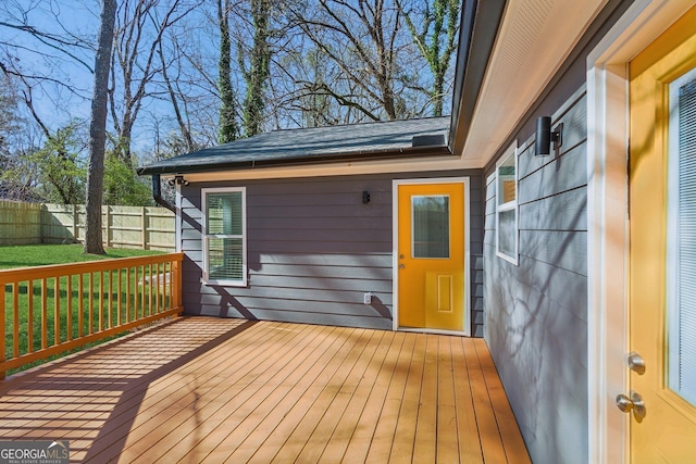 4179 Hanes Dr, Decatur, GA 30035 - view of wooden terrace
