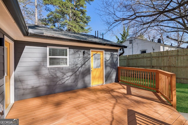 4179 Hanes Dr, Decatur, GA 30035 - view of deck