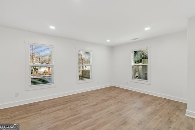 4179 Hanes Dr, Decatur, GA 30035 - spare room featuring plenty of natural light, light wood finished floors, and recessed lighting