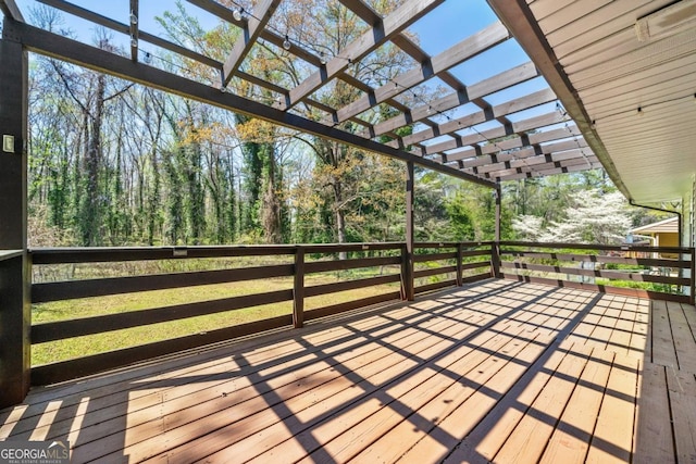 1755 Fairburn Rd SW, Atlanta, GA 30331 - wooden deck featuring a pergola