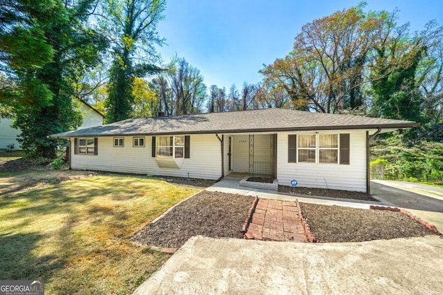 1755 Fairburn Rd SW, Atlanta, GA 30331 - single story home featuring a porch and a front lawn