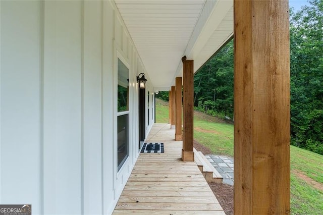2716 Taylorsville Rd, Taylorsville, GA 30178 - wooden porch with a yard