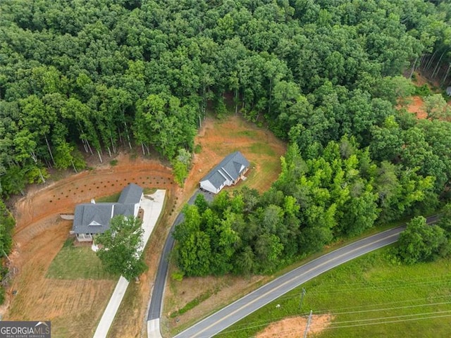 2716 Taylorsville Rd, Taylorsville, GA 30178 - aerial view of property and surrounding area with a forest