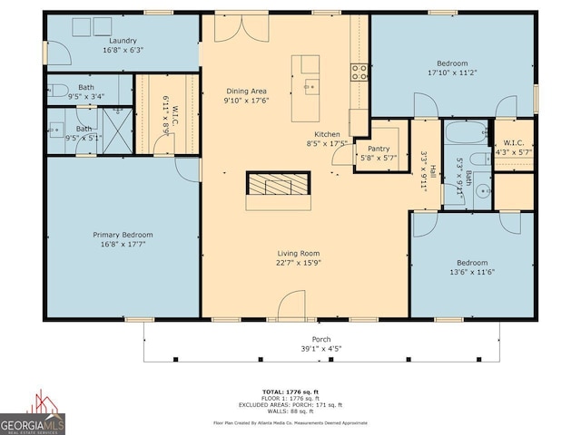 2716 Taylorsville Rd, Taylorsville, GA 30178 - view of property floor plan