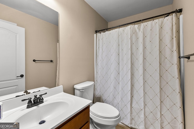 51 Stonebridge Way, Newnan, GA 30265 - full bath featuring vanity and a shower with curtain