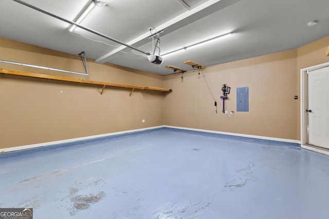 51 Stonebridge Way, Newnan, GA 30265 - garage featuring electric panel and a garage door opener