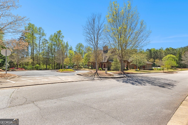 51 Stonebridge Way, Newnan, GA 30265 - view of asphalt street with sidewalks, curbs, and traffic signs