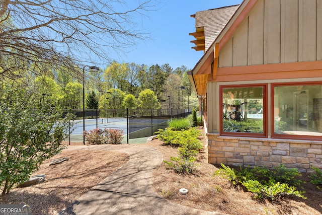 51 Stonebridge Way, Newnan, GA 30265 - view of tennis court